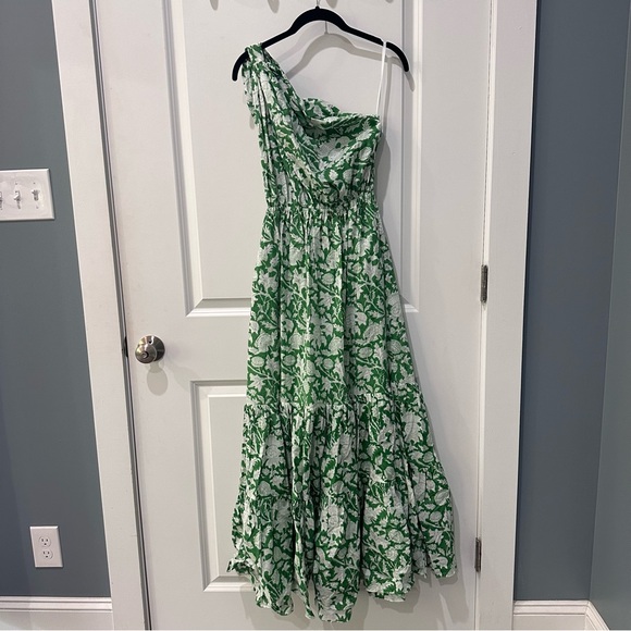 CHARINA SARTE Exclusive Green Botanica Long Dress - Picture 8 of 13